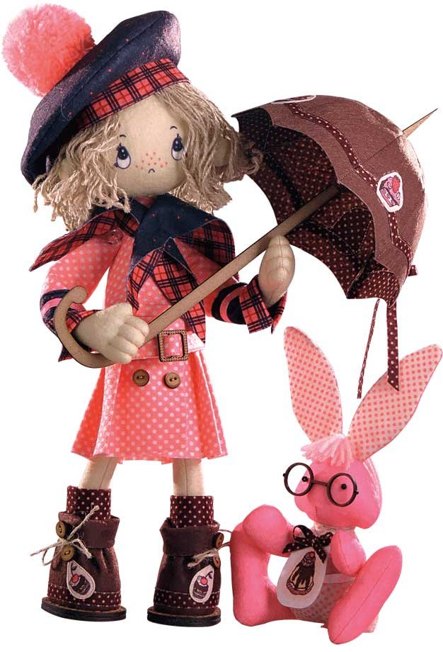 Фото Набір для шиття інтер'єрної каркасної ляльки Нова Слобода К1036 Шоколадниця бебі 