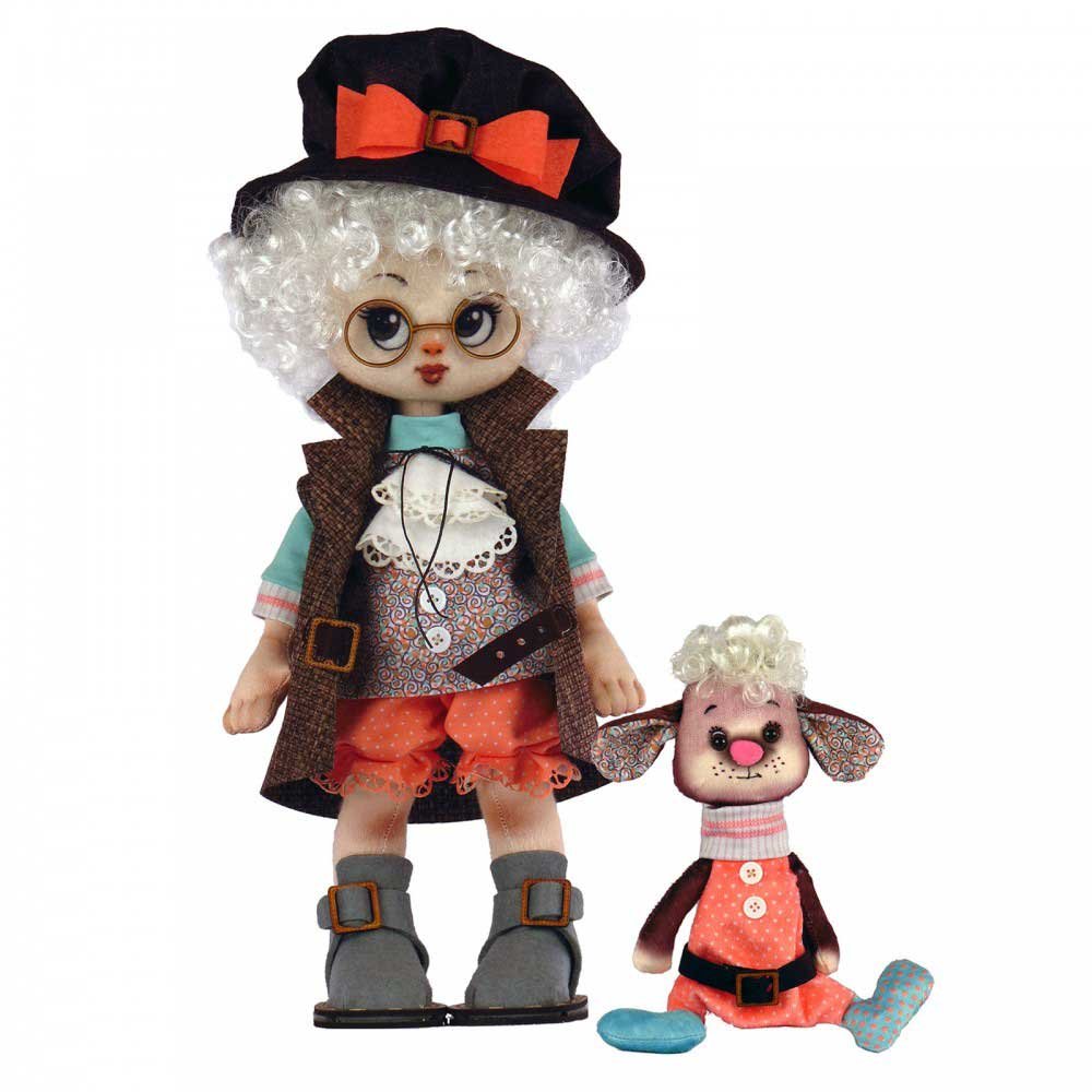 Фото Набір для шиття ляльки та м’якої іграшки Нова Слобода К1076 Хлопчик з овечкою 