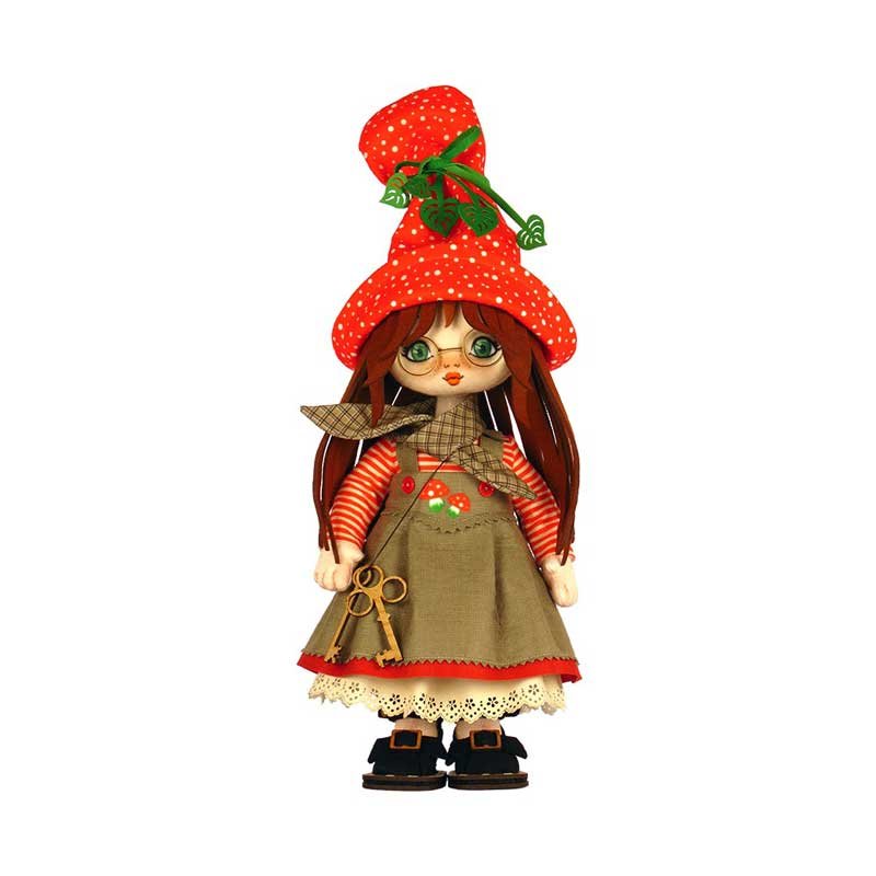Фото Набір для шиття ляльки Нова Слобода К1084 Дівчинка Данія 