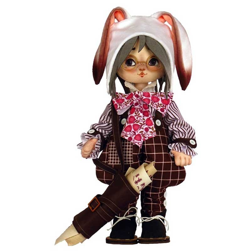 Фото Набір для шиття ляльки Нова Слобода К1093 Білий Кролик 
