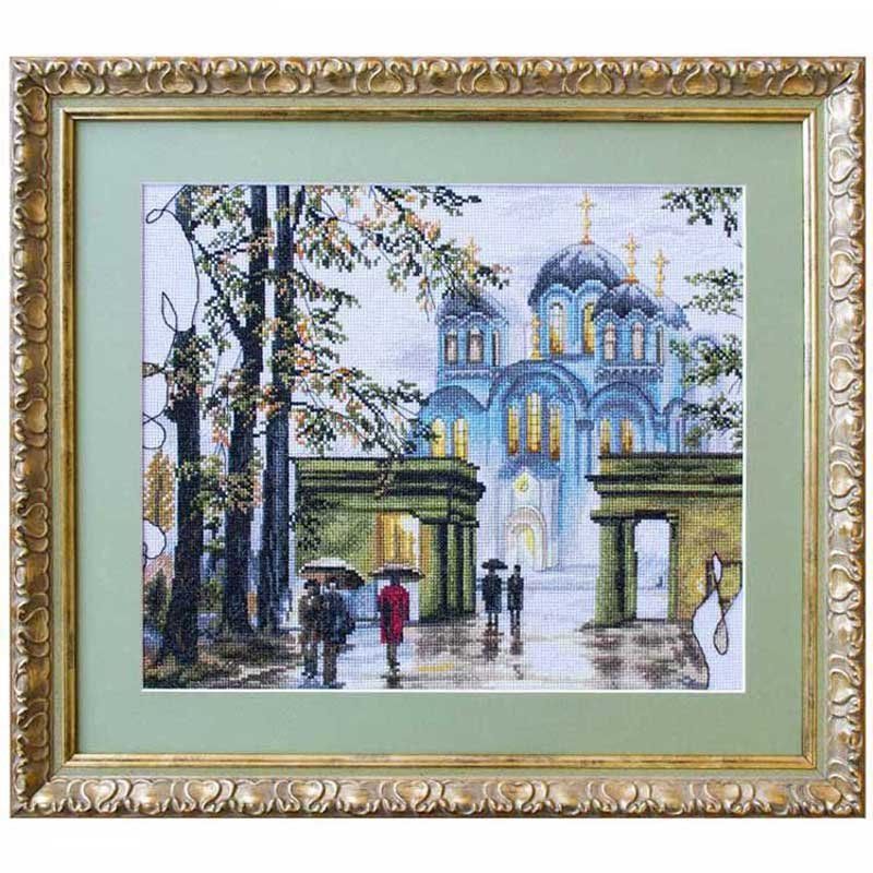 Foto Thread embroidery kit Nova Sloboda PE3348 Volodymyrsky Cathedral