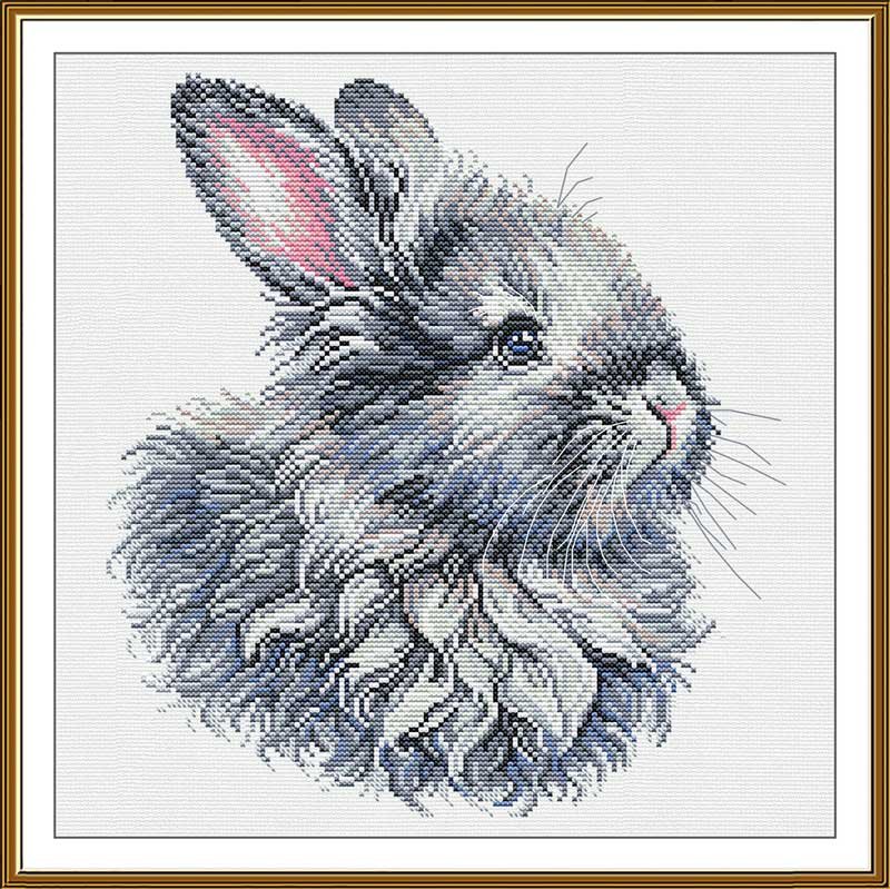 Foto Thread embroidery kit Nova Sloboda PE3574 Rabbit