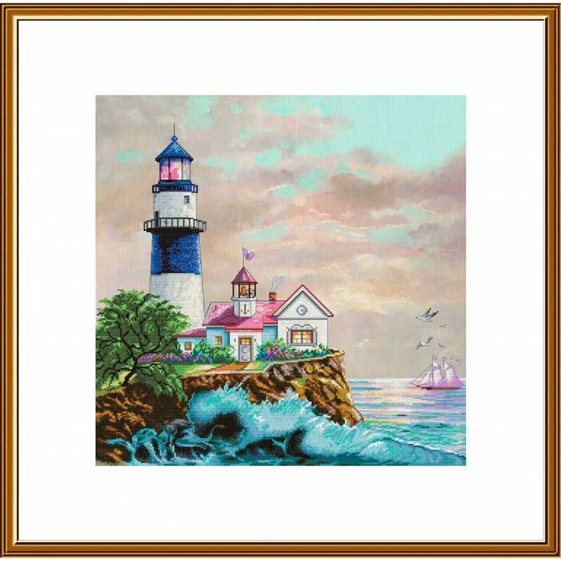 Photo Thread embroidery kit Nova Sloboda CP2305 Evening surf