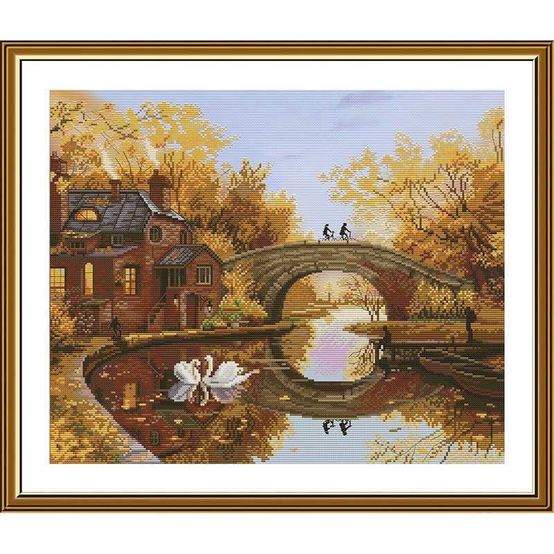 Photo Thread embroidery kit Nova Sloboda CP3315 Autumn rendezvous