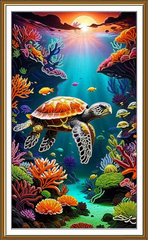 Фото Набір для вишивки бісером Нова Слобода ДК3381 На морському дні ()