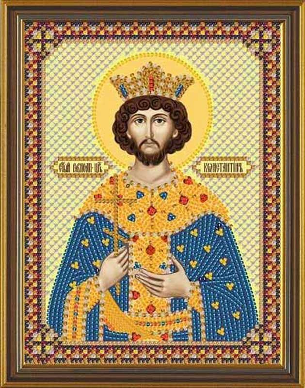 Фото Схема для вишивки бісером Нова Слобода БисС6123 Св. Рівноапост. цар Костянтин