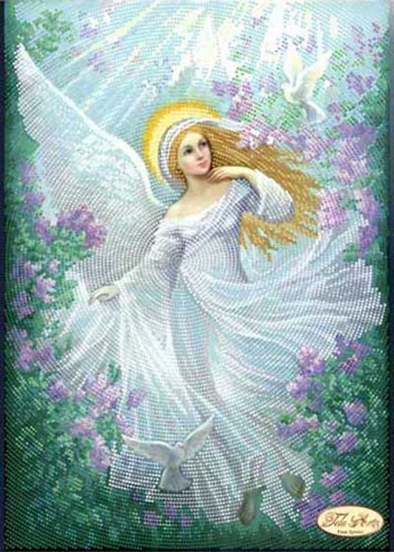 Фото Схема для вышивки бисером Тэла Артис ТА-077 Нежный ангел