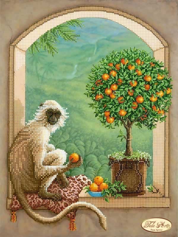 Фото Cхема для вишивки бісером Тела Артис ТА-213 Хранитель помаранчевого дерева