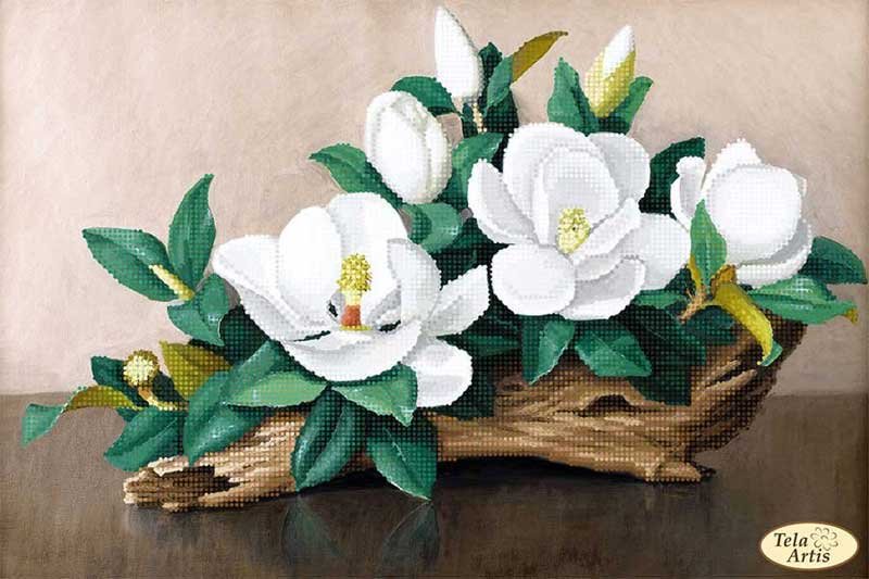 Photo Beading patterns Tela Artis TA-392 Gentle magnolias