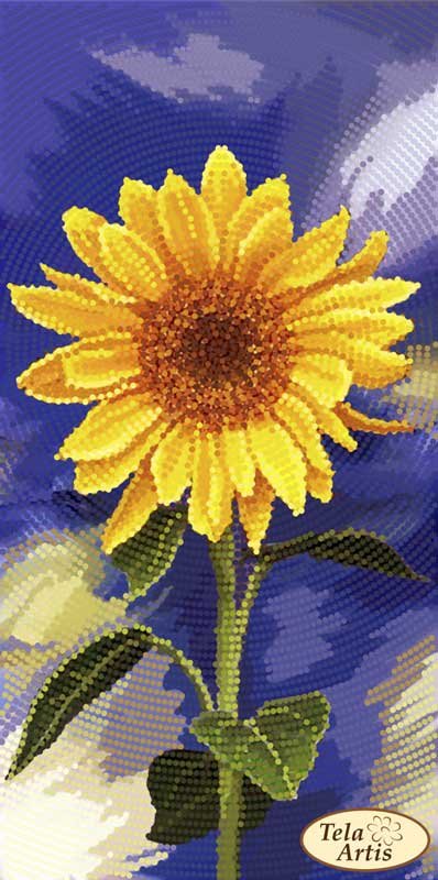 Photo Beading patterns Tela Artis TM-148 Garden sketches Sunflower