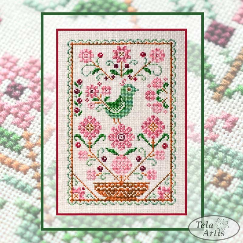 Photo 1 Cross Stitch Kits Tela Artis X-014 Tree of life. Nightingale