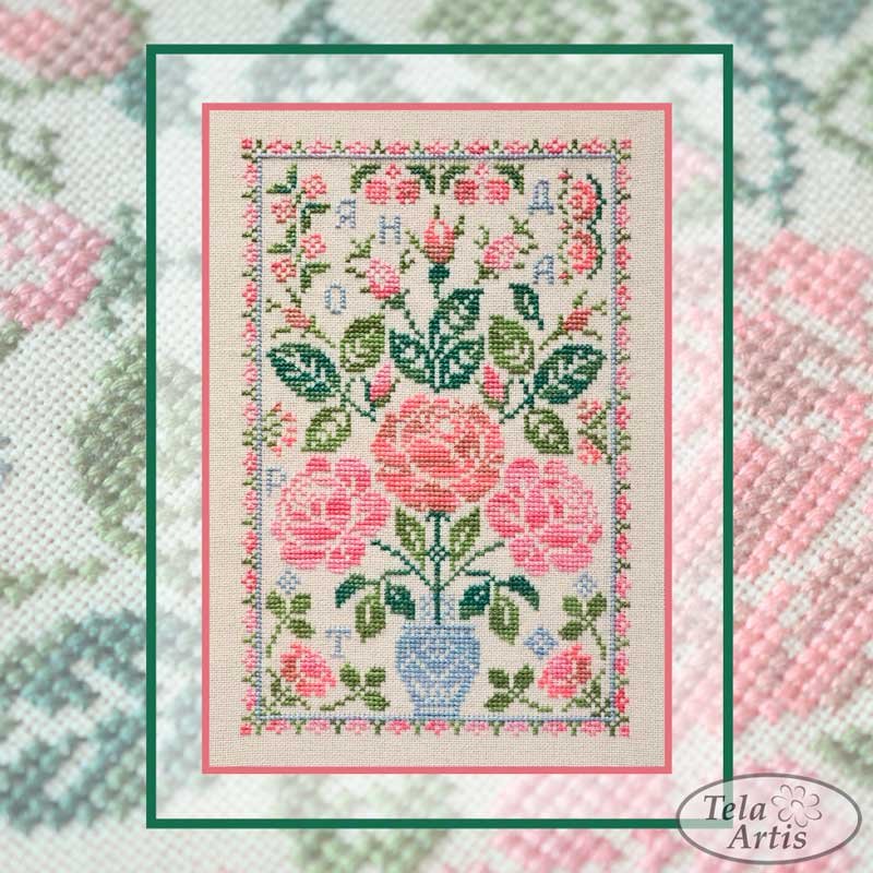 Photo 1 Cross Stitch Kits Tela Artis X-016 Tree of life. Rose