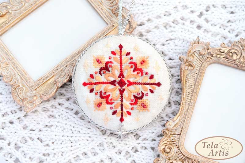 Photo 1 Cross Stitch Kits Tela Artis X-404 Snowflake