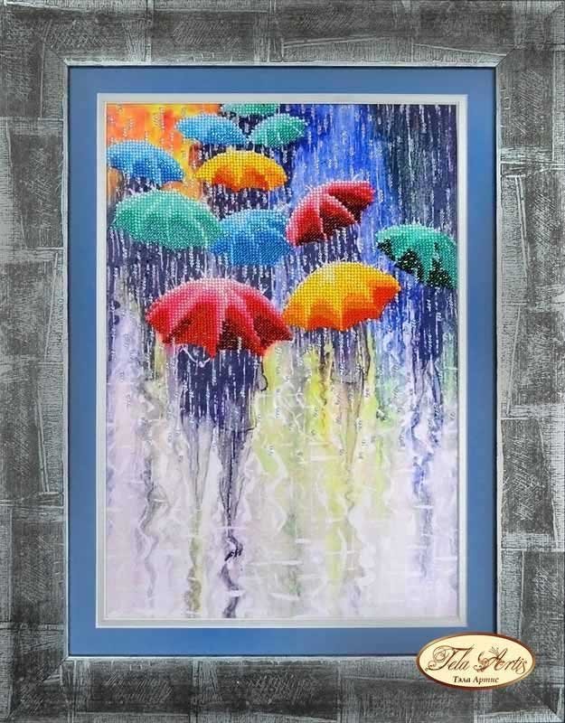 Фото Набір для вишивання бісером Тела Артис НГ-220 Веселі парасольки