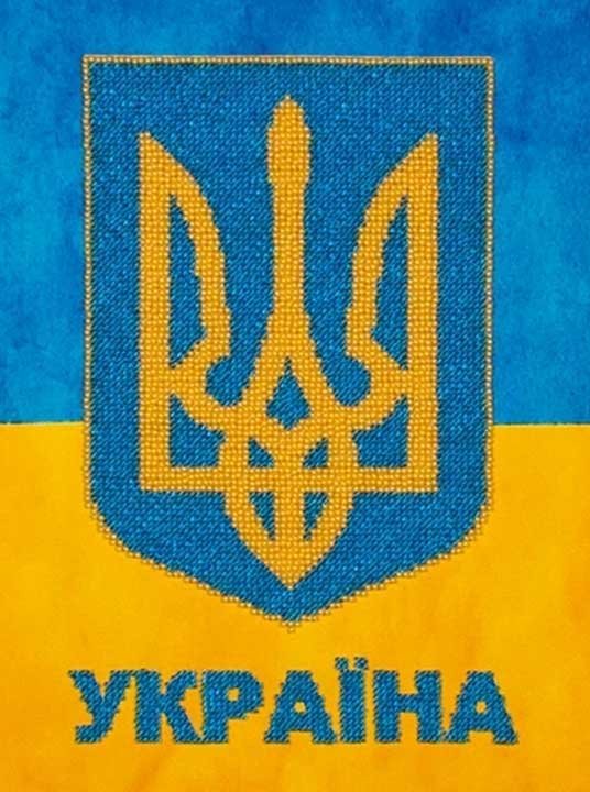 Фотографія Набір для вишивання бісером Чарівна країна FLF-076 Герб-1 Фото Набір для вишивання бісером Чарівна країна FLF-076 Герб-1