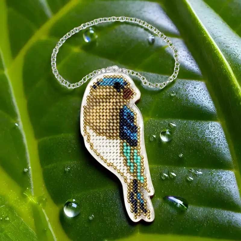 Фото Набір для вишивання бісером на пластиковій основі Птахи FLPL-090 Wonderland Crafts