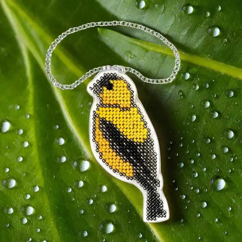 Фото Набір для вишивання бісером на пластиковій основі Птахи FLPL-091 Wonderland Crafts