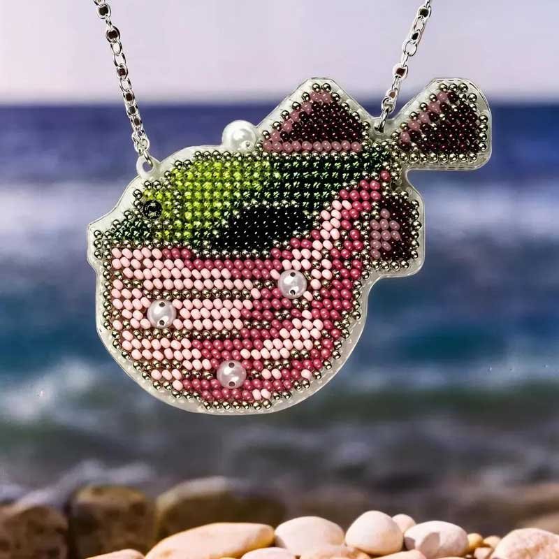 Фото Набір для вишивання бісером на пластиковій основі Підводний світ FLPL-102 Wonderland Crafts