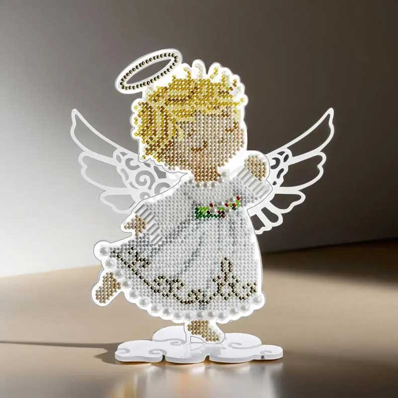 Фото Набір для вишивання бісером на пластиковій основі Ялинкова іграшка FLPL-106 Wonderland Crafts