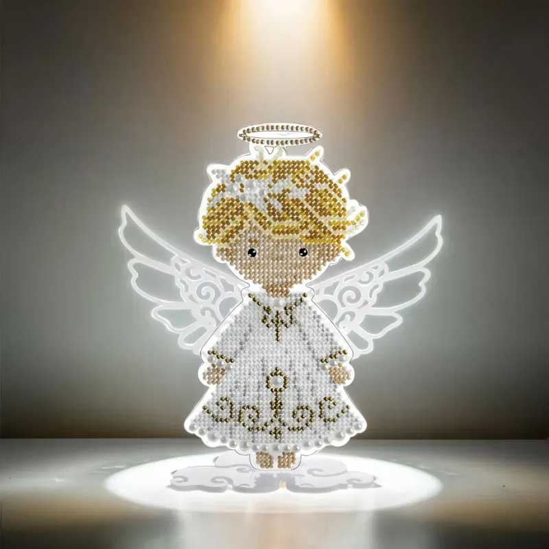 Фото Набір для вишивання бісером на пластиковій основі Ялинкова іграшка FLPL-107 Wonderland Crafts