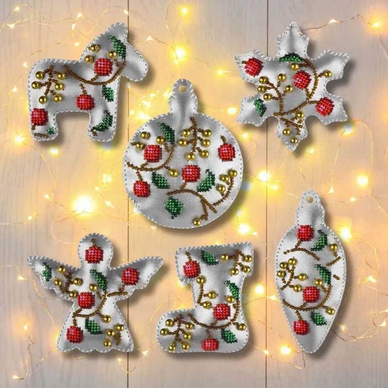 Фото Набор для вышивания бисером на искусственной коже Wonderland Crafts FLBB-124