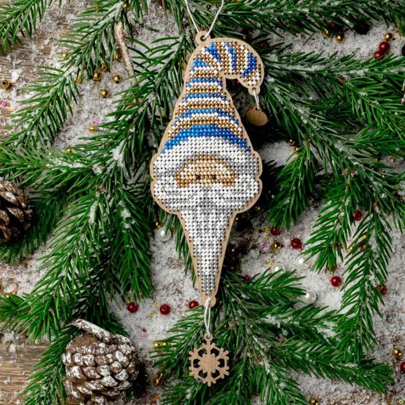 Photo Beadwork on wood Wonderland Crafts FLK-457 Christmas Tree Toys  