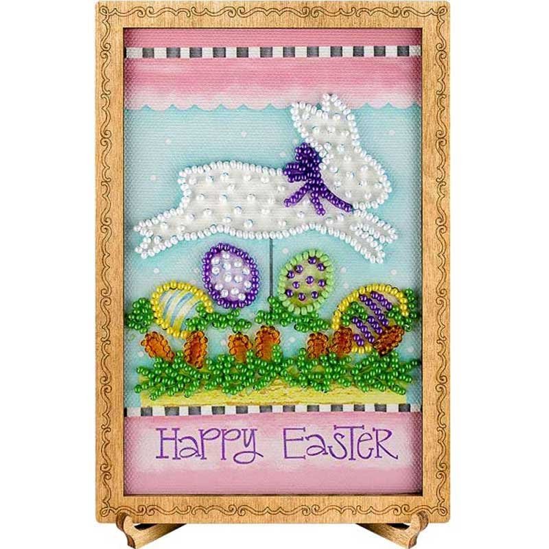 Фотографія Листівка для вишивки бісером Чарівна країна FLO-109 Happy Easter! Фото Листівка для вишивки бісером Чарівна країна FLO-109 Happy Easter!