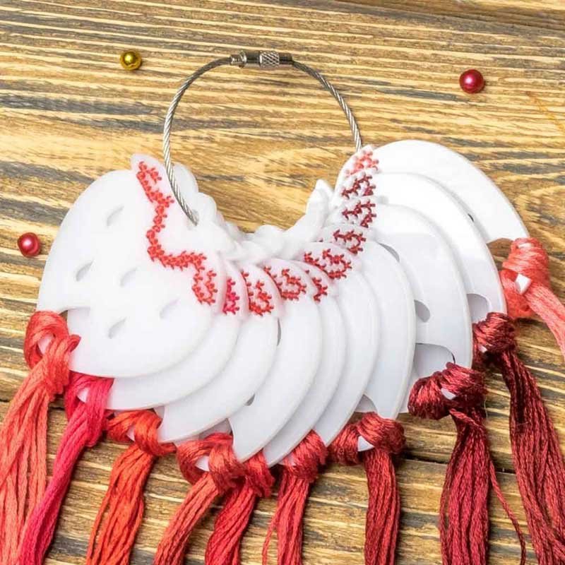 Фото Органайзер - зразок для ниток Wonderland Crafts FLZ(S)-109 Полуниця