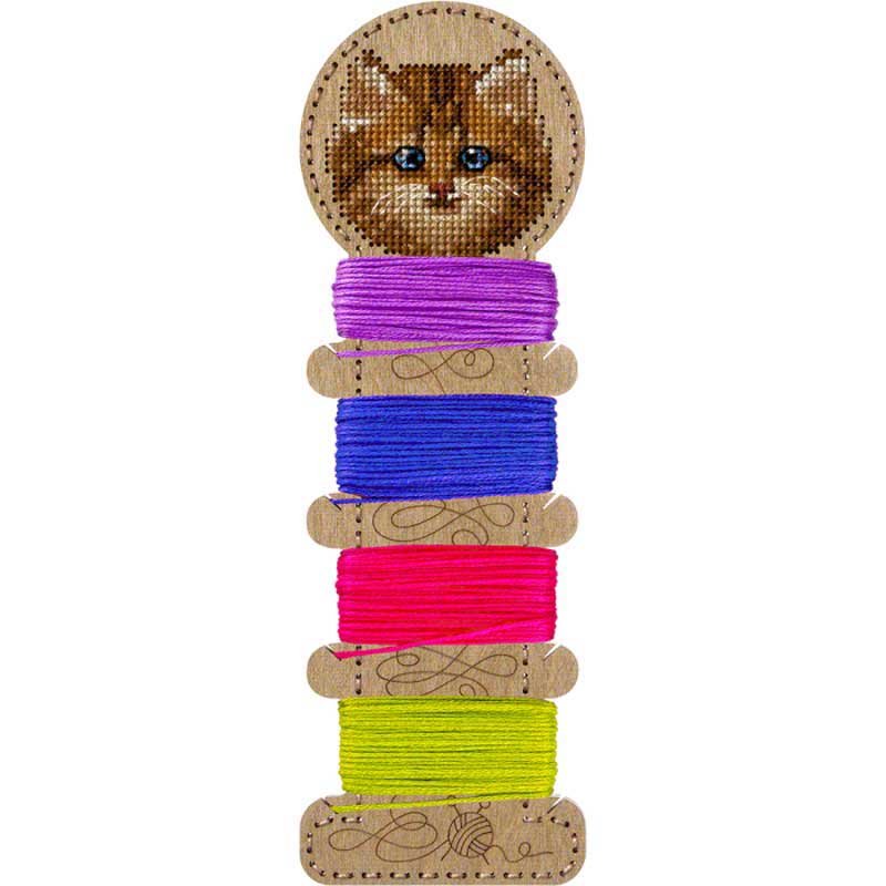 Фото 4 Заготівка котушки для вишивання нитками по дереву Чарівна країна FLHW-012